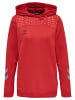 Hummel Verstellbare Taille Kapuzenpullover Hmllead Damen in TRUE RED