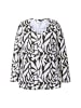 Ulla Popken Longshirt in schwarz