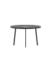 ebuy24 Gartentisch Giardini Schwarz 120 x 120 cm