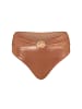 Moda Minx Bikinihose Nautilus Shell High Waist Bikini Bottom in Bronze Shimmer