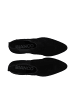 Bianco Wildlederstiefelette in Black