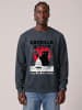 wat? Apparel Sweatshirt Catzilla in India Ink Grey