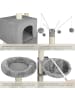 tectake Katzenbaum Lilou 165 cm Diverse Farben  (Grau)