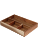 Excellent Houseware Besteckschubladeneinsatz LUNU in Braun, (B) 20 x (H) 4,5 x (L) 30 cm