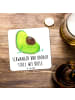 Mr. & Mrs. Panda Coaster Avocado Schwangerschaft mit Spruch in Weiß