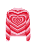 Sookie Damen Pullover in ROSA MEHRFARBIG