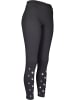 Urban Classics Urban Classics Damen Ladies Eyelet Leggings in black