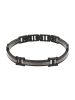 Tom Tailor Armband Edelstahl, IP gun in bicolor