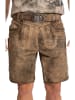 MADDOX Lederhose HORN in hellbraun