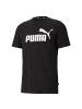 Puma T-Shirt 1er Pack in Schwarz/Weiß