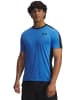 Under Armour Sportshirt "Heatgear Wordmark T-Shirt" in Blau