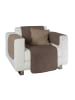 Erwin Müller Sessel- und Sofaschoner-Set 3-tlg. Matera in espresso/hellbraun