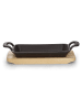 Echtwerk 8 tlg. Set Mini Auflaufform mit Servierbrett in Schwarz