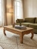 KADIMA DESIGN Couchtisch Massiv-Holz 110 cm breit Wohnzimmer-Tisch Design in Akazie