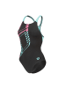 Arena Graphic Swimmsuit Swim Pro in Schwarz