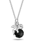 Elli Halskette 925 Sterling Silber Engel in Schwarz