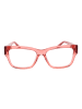 Guess Damen Optische Fassungen Rechteck Rot
