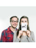 Mr. & Mrs. Panda Postkarte Boston Terrier Lebensretter ohne Spruch in Weiß