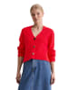 Marc O'Polo V-Neck-Cardigan relaxed in Bright Red