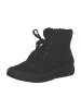 rieker Schnürstiefel in schwarz/braun-schwarz