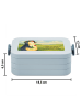Mr. & Mrs. Panda Meal Prep Behälter Pinguin Blumen Design mit Sp... in Blau Pastell