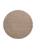 Hochflor Teppich Rayanne Glow 825 in Taupe