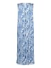Kaffe Kleid BPjemma Casual fit in Blue/White Print - Gold Lyrex