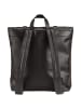 DuDu Rucksack Leder 36 cm schwarz