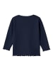 name it 2er-SET Langarmshirt mit Stickerei Volant Shirt Einfarbig NMFTAMMIE in Navy