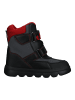 Geox Stiefelette in Schwarz/Rot