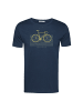 GreenBomb T-Shirt Bike Bars in Marineblau