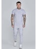 SikSilk T-Shirt Essentials in Grey Marl