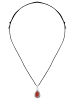 mantraroma 925er Silber - Kettenanhänger (L) 12 x (B) 27 mm mit Karneol