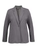 Ulla Popken Blazer in dunkelgrau melange