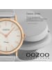 Oozoo Analog-Armbanduhr Oozoo Timepieces silber mittel (ca. 38mm)