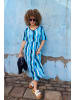 Ulla Popken Jerseykleid in tiefes aqua