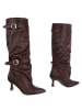 Ital-Design High Heel in Weinrot