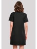 F4NT4STIC T-Shirt Kleid Finger Heart Bestickt in schwarz