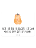 Mr. & Mrs. Panda Blechschild Hamster Hut mit Spruch in Weiß