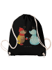 Mr. & Mrs. Panda Gymnastiktasche Nachtfalter Schneemann ohne Spruch in Schwarz
