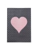 KADIMA DESIGN Teppich Kinder Kurzflor Herz Polypropylen Kinderzimmer