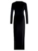 Vera Mont Abendkleid mit V-Ausschnitt in Schwarz