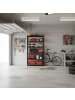 relaxdays Schwerlastregal in Schwarz/Braun - (B)100 x (H)200 x (T)50 cm