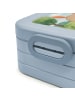 Mr. & Mrs. Panda Snackbox Pferd Springen Design ohne Spruch in Blau Pastell