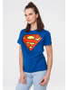 Logoshirt T-Shirt Superman Logo in blau