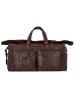 Piquadro Harper Weekender Reisetasche Leder 52 cm in dark brown