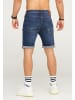 behype Jeans-Shorts MALAY in Dark Blue