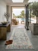 KADIMA DESIGN Teppich Outdoor Orientalisch pflegeleicht Balkon Terrasse Outdoor Garten in Grau