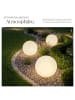 tectake Kugelleuchte Luminous Globe, LED, mit Fernbedienung