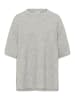 Kaffe Strickpullover KAniel Baggy fit in Light Grey Melange